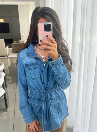 Leaving Tomorrow Lightweight Denim Jacket - Instyle Boutique