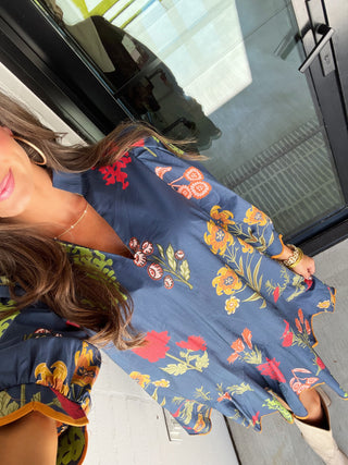 Never Leaving Navy Dress