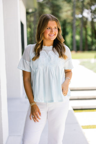 Mint to Be Top - Instyle Boutique
