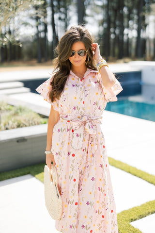 Petal Pop Baby Pink Dress - Instyle Boutique