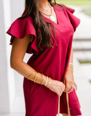 Better Than Ever Burgundy Dress - Instyle Boutique