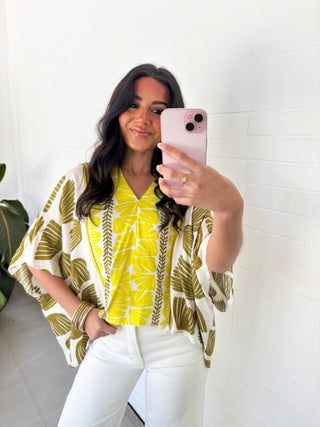 Oh So Olive V Neck Top - Instyle Boutique