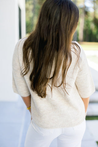 Almost Autumn Oatmeal Sweater Top - Instyle Boutique