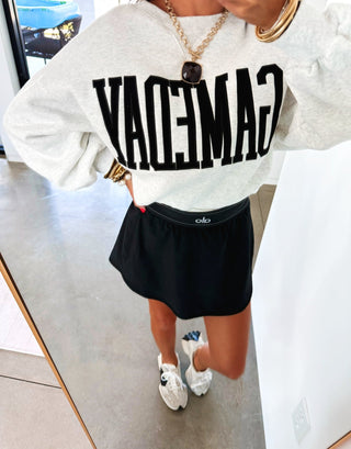 White Gameday Sweatshirt - Instyle Boutique