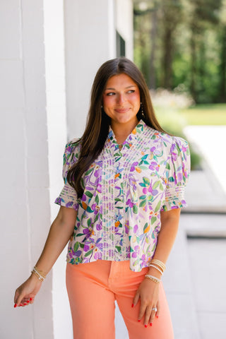 Lavender Lush Top - Instyle Boutique