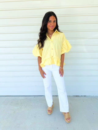 Always A Favorite Yellow Top - Instyle Boutique