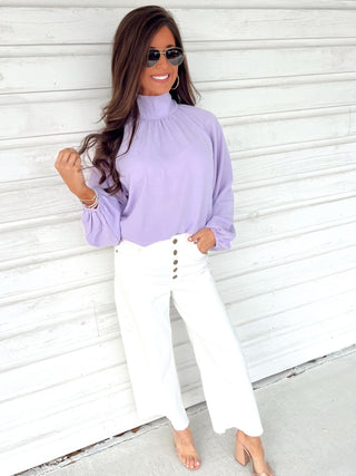 Allie Lavender Top ~BLACK FRIDAY DEAL~ - Instyle Boutique