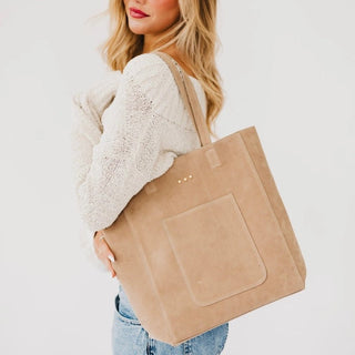 Dawn Suede Carryall Tote ~PREORDER~ - Instyle Boutique
