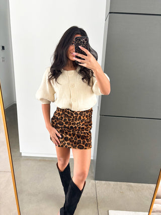 Mya Mini Animal Print Skirt - Instyle Boutique