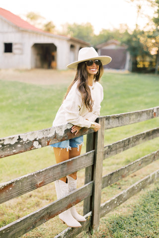 Horse Jacquard Cream Cardigan