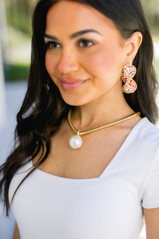 Golden Grace Pearl Pendant Necklace - Instyle Boutique