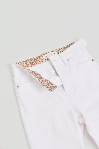 Wish You Well White Cropped Denim - Instyle Boutique