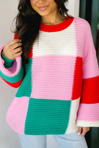 Making Memories Multicolor Sweater - Instyle Boutique