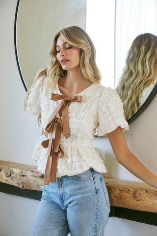 All I Want Bow and Bubble Top