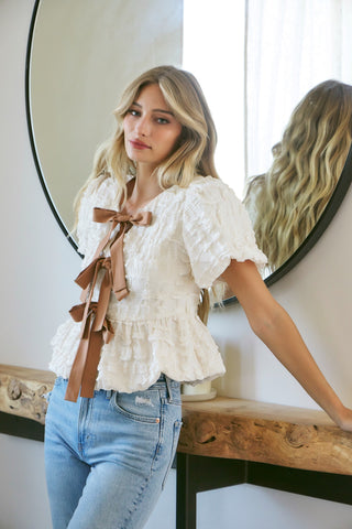 All I Want Bow and Bubble Top