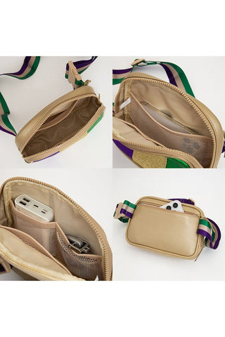 Mardi Gras Sparkle Belt Bag - Instyle Boutique