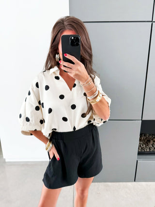 I Spotted You Ivory Top - Instyle Boutique