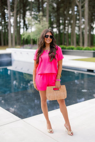 Island In The Sun Set - Fuchsia - Instyle Boutique