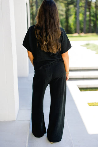 Simply Put Together Black Set - Instyle Boutique