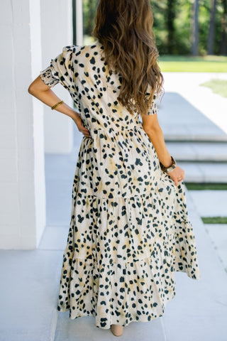 Chic Moments Animal Maxi Dress - Instyle Boutique