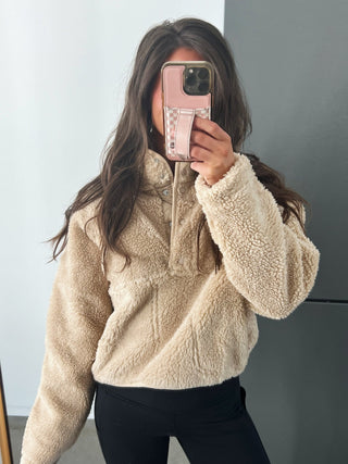 Be Cozy Beige Pullover ~PINK FRIDAY DEAL~ - Instyle Boutique