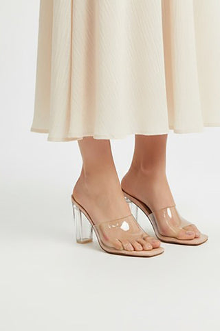 Seeing Clearly Block Heels - Instyle Boutique