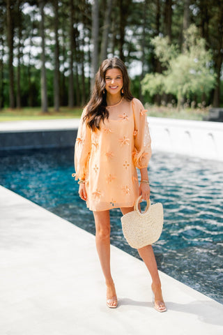 Sunkissed Orange Mini Dress - Instyle Boutique