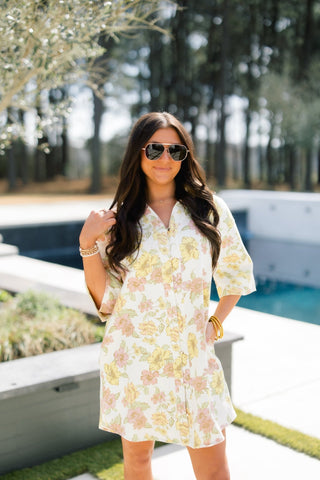 Petal Poem Pink Dress - Instyle Boutique