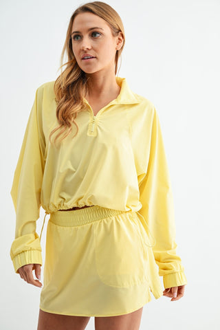 Yellow Glow Half Zip Pullover - Instyle Boutique