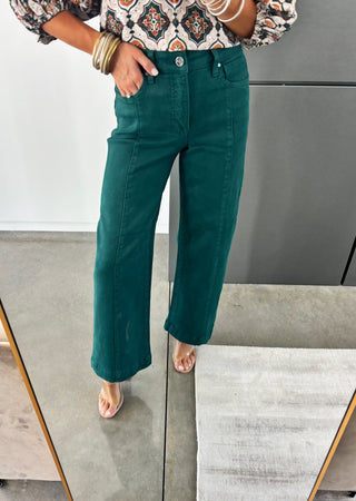 Harper Hunter Green Denim