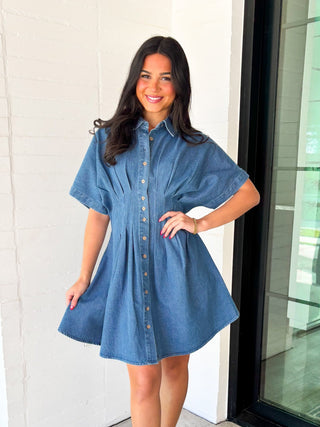 Delta Lyn Denim Dress - Instyle Boutique