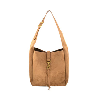 Tan Suede Hobo Tote ~PREORDER~
