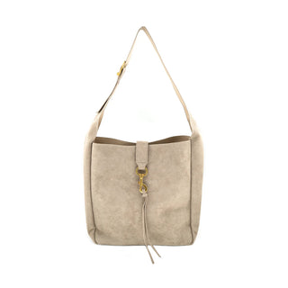 Taupe Suede Hobo Tote ~PREORDER~