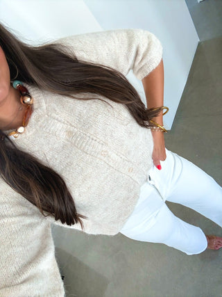 Almost Autumn Oatmeal Sweater Top - Instyle Boutique