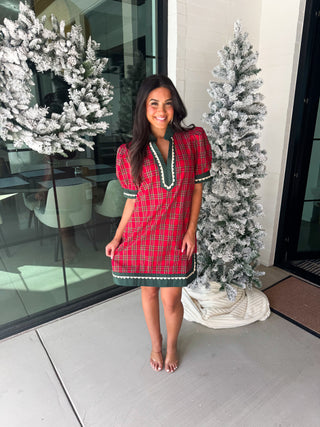 Holiday Plaid Perfection Dress