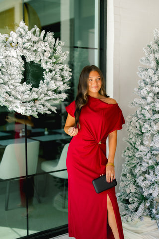 Scarlet Hour Glass Dress