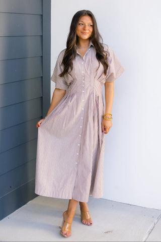 Coco Striped Maxi Dress - Instyle Boutique