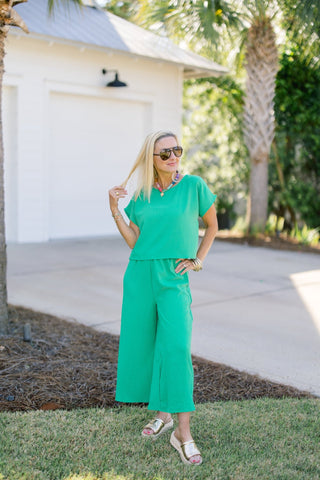 Had Me At Hello Kelly Green Set - Instyle Boutique