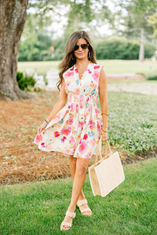 Best Days Berry Floral Dress