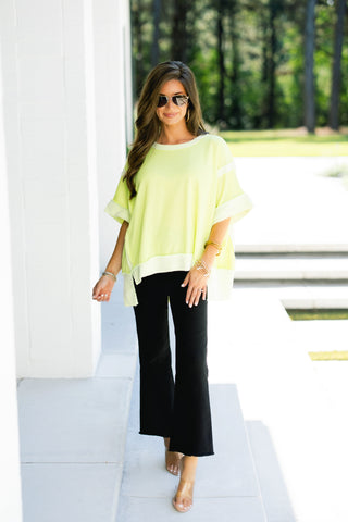 Let It Be Lime Top
