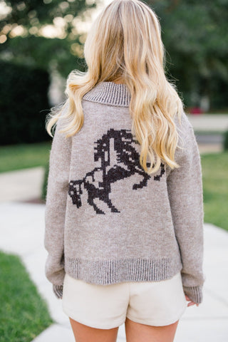 Santa Fe Zipper Sweater - Instyle Boutique