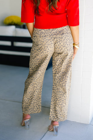 Prowl Around Leopard Denim - Instyle Boutique