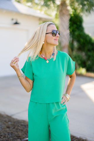 Had Me At Hello Kelly Green Set - Instyle Boutique
