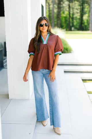 Day To Day Brown Top