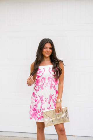 Notice Me Pink Printed Dress - Instyle Boutique