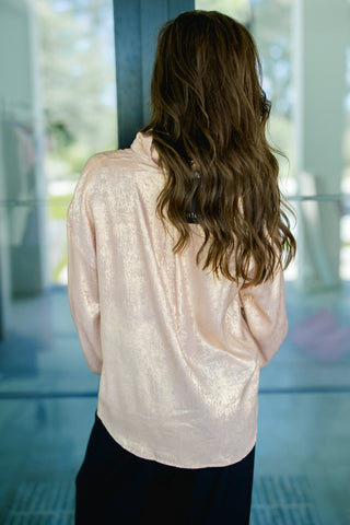 Golden Hour Button-Down Blouse - Instyle Boutique