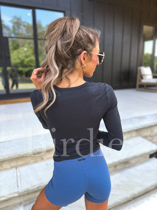 BIRDIE PREORDER AirSkin Long Sleeve Top in Black - Instyle Boutique