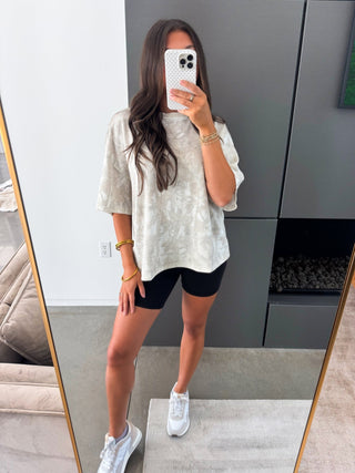 Oversized Ribbed Camo Top - Instyle Boutique