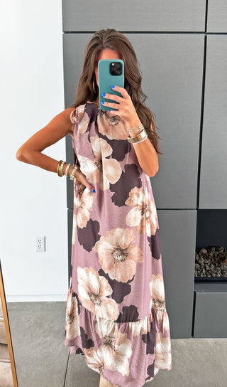 Petal Reverie Floral Midi Dress - Instyle Boutique