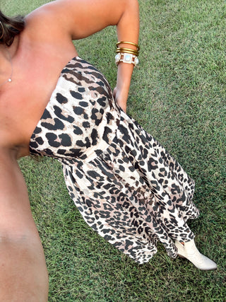 Let's Go Out Leopard Dress